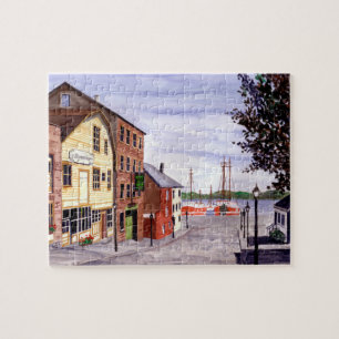 New Bedford Massachusetts New England Painting ジグソーパズル