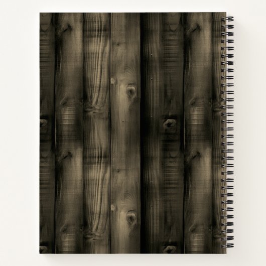 New beginning Rustic Country greenery lights large ノートブック (裏面)