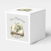 New Beginningsフローラオープンブック結婚ズ フェイバーボックス (正面サイド)