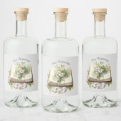 New Beginningsフローラオープンブック結婚ズ リキュールボトルラベル (ボトル)