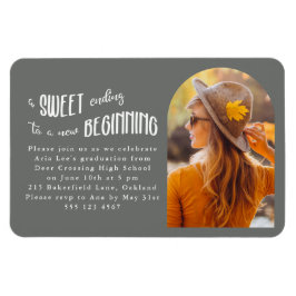 New Beginnings 2022写真卒業パーティー マグネット