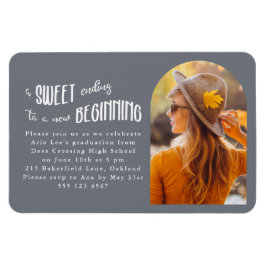 New Beginnings 2023写真卒業パーティー マグネット