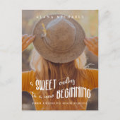 New Beginnings 2023写真卒業パーティー 案内ポストカード (正面)