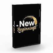 New Beginnings / Bloque de Acrílico  フォトブロック (左)