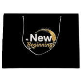 New Beginnings / Bolsa de Regalo Nuevos Comienzos ラージペーパーバッグ (正面)