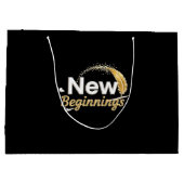 New Beginnings / Bolsa de Regalo Nuevos Comienzos ラージペーパーバッグ (裏面)