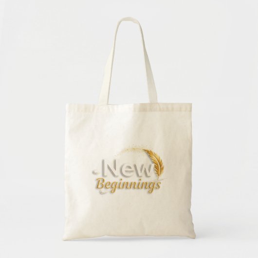 New Beginnings / Bolsa de tela トートバッグ (正面)