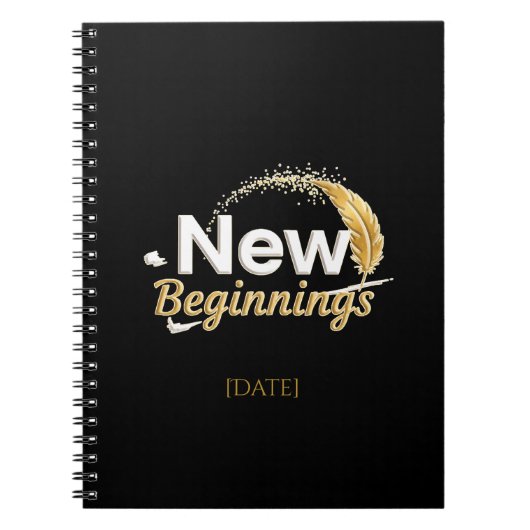 New Beginnings / Cuaderno Nuevos Comienzos ノートブック (正面)