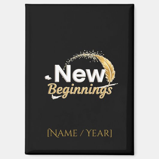 New Beginnings / Imán Nuevos Comienzos マグネット (正面)