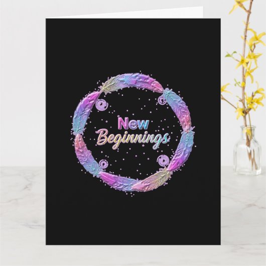 New Beginnings / Nuevos Comienzos 2027 カード (黄色い花)