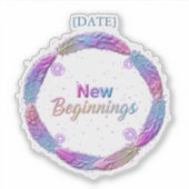 New Beginnings / Nuevos Comienzos 2027 シール (正面)
