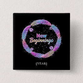 New Beginnings / Nuevos Comienzos 2027 缶バッジ