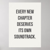 New Beginnings Quote, Motivational ポスター (正面)