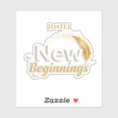 New Beginnings Sticker / Sticker Nuevos Comienzos シール (シート)