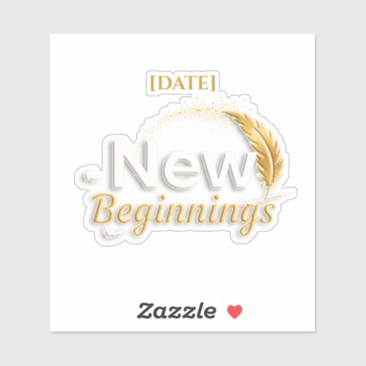New Beginnings Sticker / Sticker Nuevos Comienzos シール (シート)