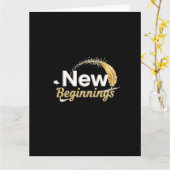 New Beginnings /  Tarjeta Nuevos Comienzos カード (黄色い花)