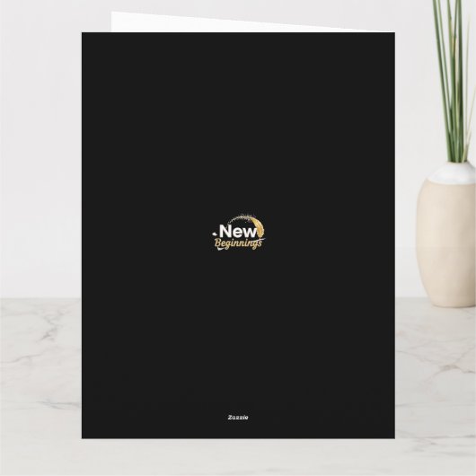 New Beginnings / Tarjeta Nuevos Comienzos カード (裏面)