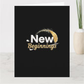 New Beginnings / Tarjeta Nuevos Comienzos カード (正面)