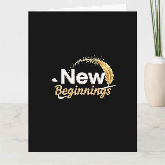 New Beginnings /  Tarjeta Nuevos Comienzos カード (正面)