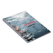 New beginnings woodland white tree custom ノートブック (右側)