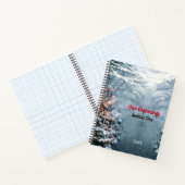 New beginnings woodland white tree custom large ノートブック (内部)