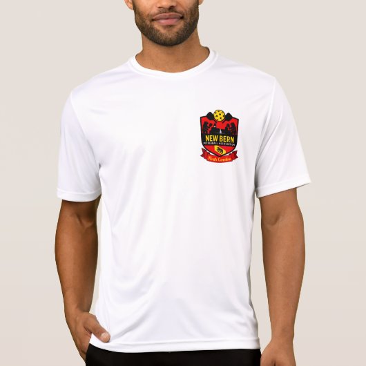 New Bern Pickleball Association No Pickle Tシャツ (正面)