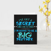 New Big Brother 2018 Funny Kids Men Big Bro  カード (黄色い花)