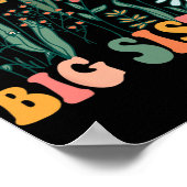 New Big Sister Wildflower First Birthday &amp; Bab ポスター (角)