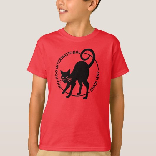 NEW Black Cat Design Tシャツ (正面)