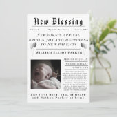 New Blessing Birth Announcement 案内状 (スタンド正面)