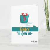 New Born Baby Boy in a Gift Box カード (正面)