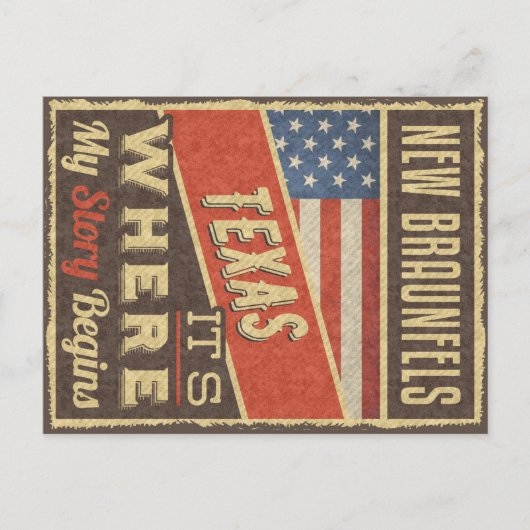 New Braunfels Texas ポストカード (正面)