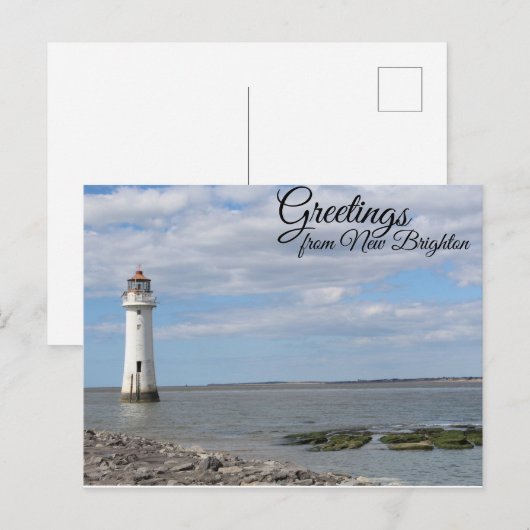 'New Brighton Coast'はがき ポストカード (正面/裏面)