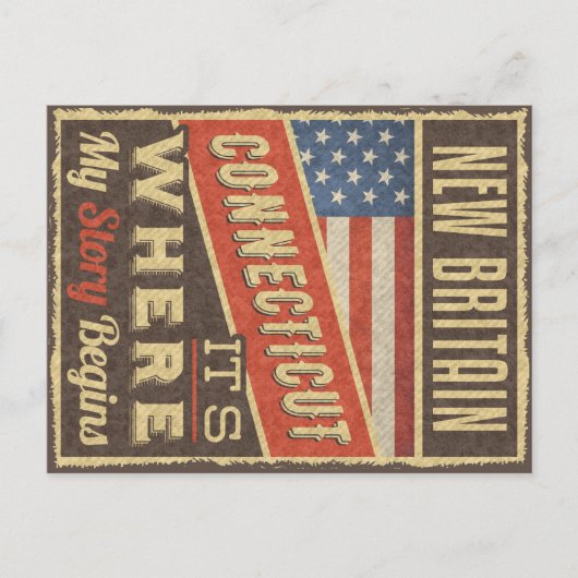 New Britain Connecticut ポストカード (正面)