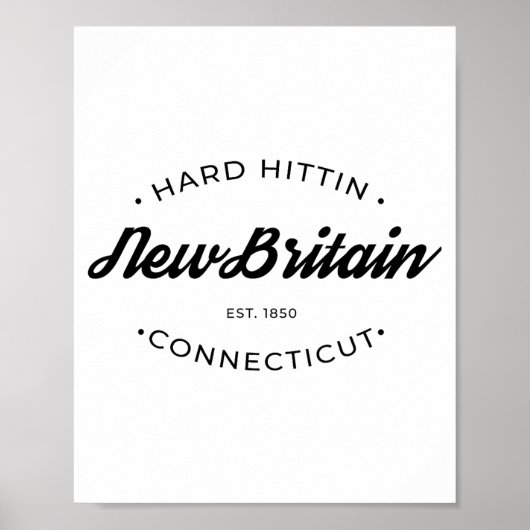 New Britain Ct Hard Hittin  ポスター (正面)