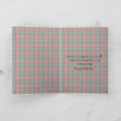 New Brunswick Provincial Tartan Humorous Birthday カード (内部)