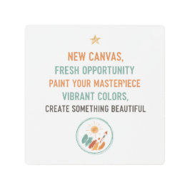 New Canvas Sunrise メタルプリント