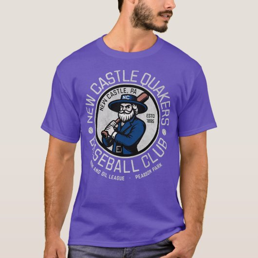 New Castle Quakers Baseball - 1895-Photoroom Tシャツ (正面)