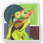 New Cham On The Block—Jackson’s Chameleon  シール (正面)