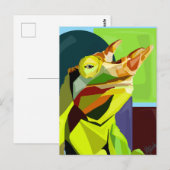 New Cham On The Block—Jackson’s Chameleon  ポストカード (正面/裏面)