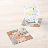 New Chapterが始まるStorybook Baby Shower スクエアペーパーコースター (インサイチュ)