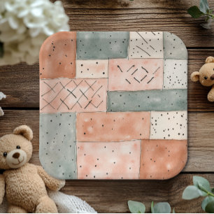 New Chapterが始まるStorybook Baby Shower ペーパープレート