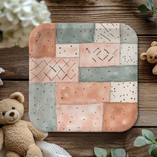 New Chapterが始まるStorybook Baby Shower ペーパープレート