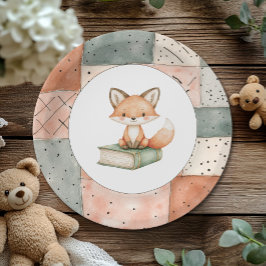 New Chapterが始まるStorybook Baby Shower ペーパープレート