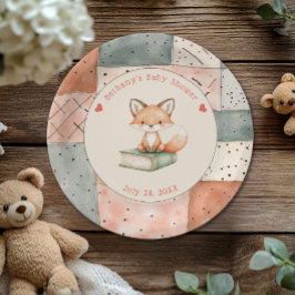 New Chapterが始まるStorybook Baby Shower ペーパープレート