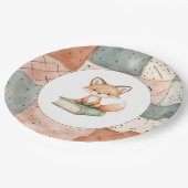 New Chapterが始まるStorybook Baby Shower ペーパープレート (アングル)