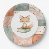 New Chapterが始まるStorybook Baby Shower ペーパープレート (正面)