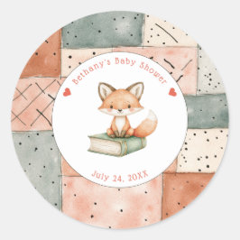 New Chapterが始まるStorybook Baby Shower ラウンドシール