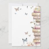 New Chapterが始まるStorybook Baby Shower 招待状 (裏面)