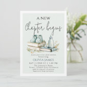 New Chapterが始まるStorybook Boy Baby Shower 招待状 (スタンド正面)